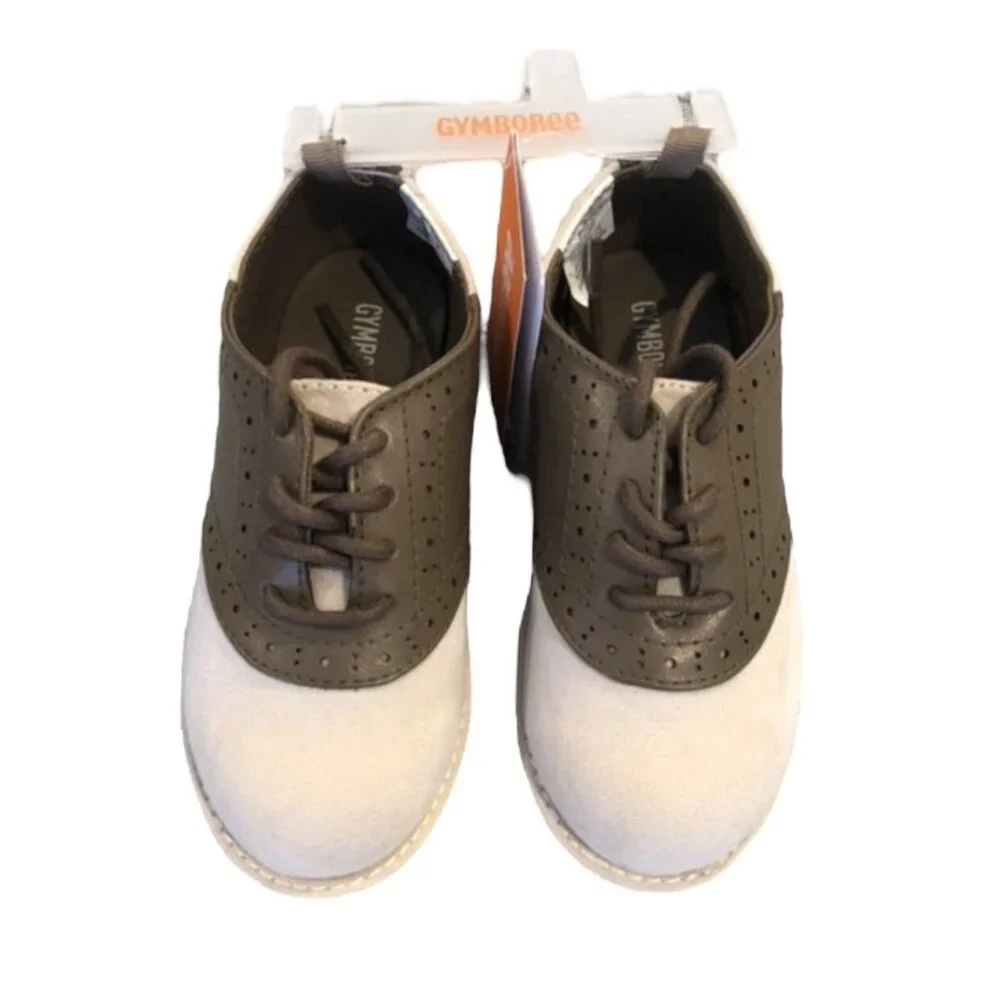 NEW Gymboree Sz 9 Tan Saddle Oxford Shoes